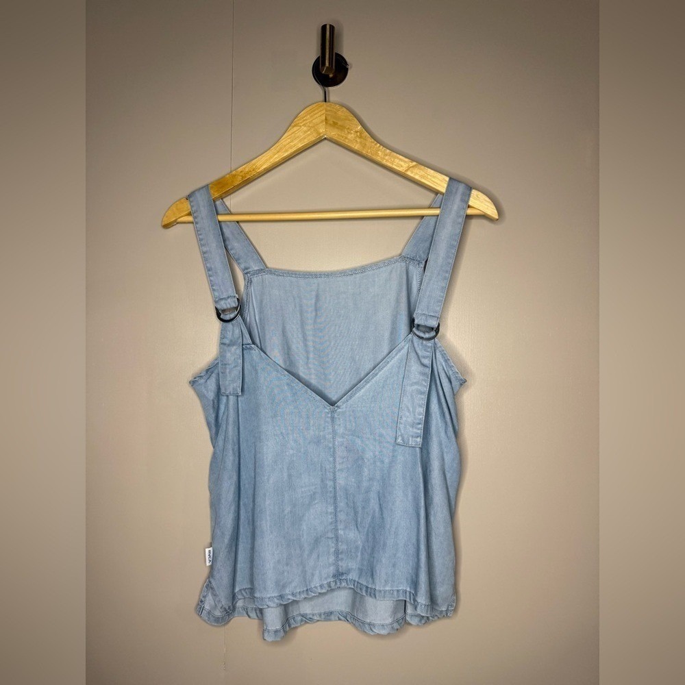 RVCA Blue Tank Size M - Picture 3 of 6